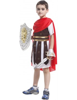 costume gladiateur cape rouge halloween garçon tahiti fenua shopping