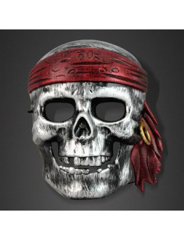 masque pirate crâne argenté tahiti fenua shopping