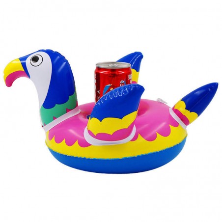 porte gobelet toucan plage mer pool party bouée float tahiti fenua shopping