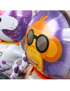 ballon monkey galaxie singe anniversaire kids garçon fête deco tahiti fenua shopping