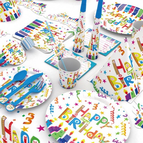 Fenua Shopping - kit fête happy birthday 6 invités