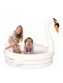 piscine cygne blanc enfants kids eau water fun tahiti fenua shopping