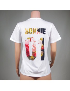 t-shirt couple bonnie and clyde blanc amour love garçon fille vêtement tahiti fenua shopping