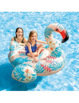 bouée flamingo tropiques flamant fleurie matelas xxl geante pool float piscine plage beach tahiti fenua shopping