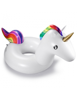 bouée licorne anneau unicorn float pool piscine plage beach summer rainbow arc en ciel tahiti fenua shopping