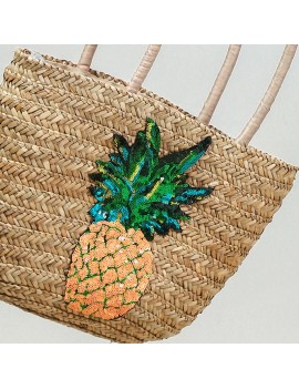 sac painapo pineapple ananas paille bag plage summer pool beach tahiti fenua shopping