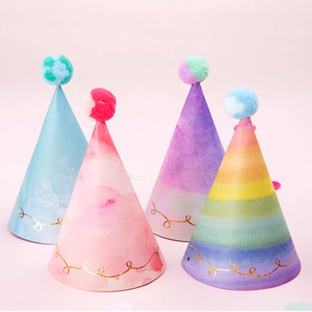 chapeau birthday age color rainbow happy joyeux anniversaire kids party fête tahiti fenua shopping