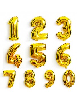ballon chiffre gold number doré anniversaire fête birthday party tahiti fenua shopping