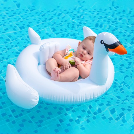 bouée bébé cygne kids enfant piscine plage pool float baby tahiti fenua shopping