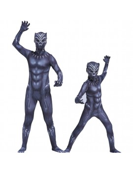 combinaison heroes black panther wakanda adulte kids enfant deguisement costume moulant halloween tahiti fenua shopping