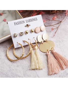 set boucles d'oreilles pompon pack earrings accessoire bijoux jewwelry tahiti fenua shopping