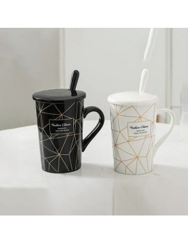 set 2 tasses black and white duo pack coffret mug cup noir blanc tahiti fenua shopping