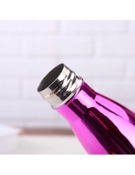 bouteille irisée isotherme acier inoxydable frais fresh drink rose laser tahiti fenua shopping