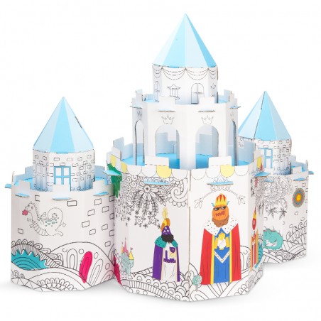 château coloriage color castle DIY kids enfant fun tahiti fenua shopping
