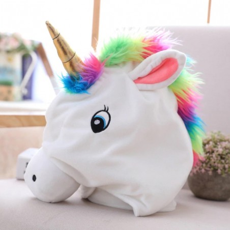 capuche fun licorne unicorn cap cache oreille head tête rainbow accessoire doux tahiti fenua shopping