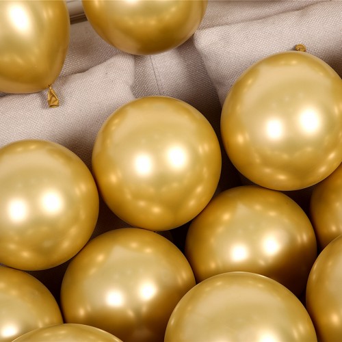 grappe ballon gold doré or métallique metal balloon déco deco tahiti fenua shopping