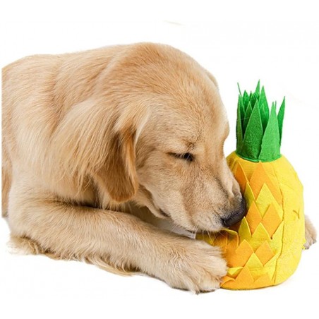 jouet fouille painapo ananas pineapple toy accessoire chien chat dog cat animal animaux pet tahiti fenua shopping