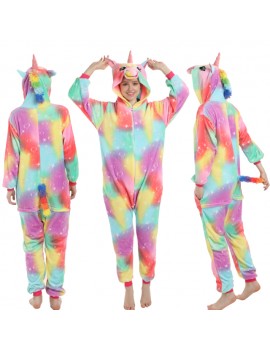 combinaison licorne color kids enfant unicorn coloré rainbow pyjama tahiti fenua shopping