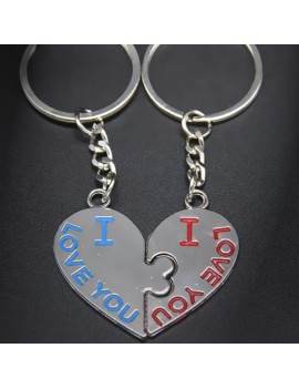 porte-clés love amour coeur heart saint valentin keychain moitié tahiti fenua shopping