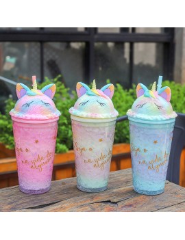 mug licorne ice cream color rainbow coloré paille unicorn tendance style boisson drink vaisselle tahiti fenua shopping