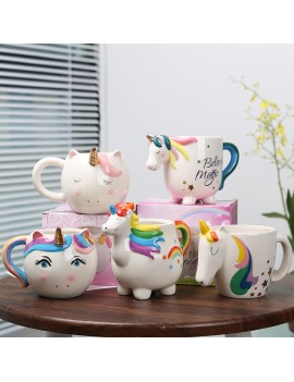 tasse licorne mug cup unicorn rainbow cute coffee café boisson chaude tahiti fenua shopping