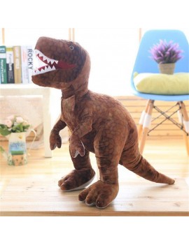 coussin pillow dinosaure dino dinosaur marron brown kids enfant deco chambre tahiti fenua shopping