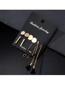 set boucles d'oreilles gold or doré pack bijoux jewelry accessoire tahiti fenua shopping