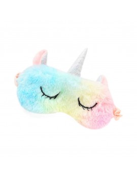 masque de nuit licorne unicorn fluffy doux sleep night mask accessoire tahiti fenua shopping