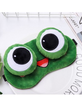 masque de nuit grenouille frog vert green night mask doux accessoire tahiti fenua shopping