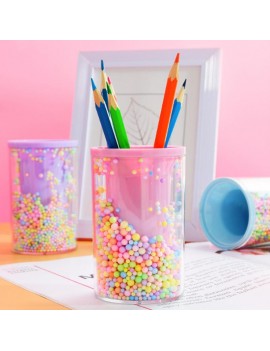 pot à crayons billes pen stylos rangement bureau office rainbow multicolore tahiti fenua shopping