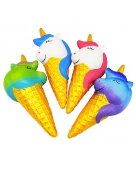 squishy licorne ice cream cornet unicorn color anti stress gadget accessoire tahiti fenua shopping