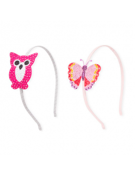 serre tete strass headband girly hibou owl butterfly papillon kids enfant accessoire beauté tahiti fenua shopping