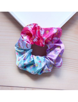 chouchou licorne rainbow color elastic scrunchie unicorn accessoire tahiiti fenua shopping