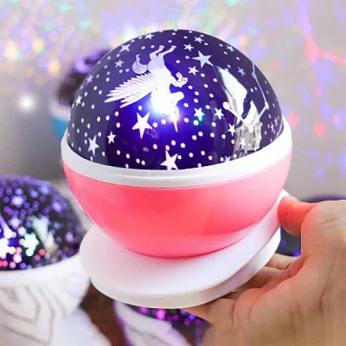 lampe projecteur licorne rose unicorn pink lumiere light chambre room kids tahiti fenua shopping