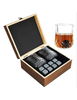coffret whisky alcool coffre boisson drink set pack verre glass tahiti fenua shopping