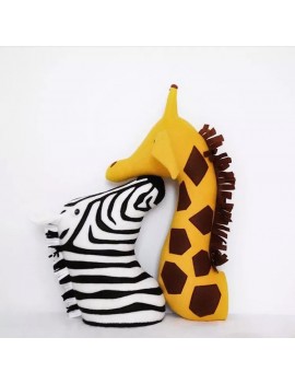 support mural safari giraffe girafe zebra zèbre wild deco déco chambre room kids enfant tahiti fenua shopping