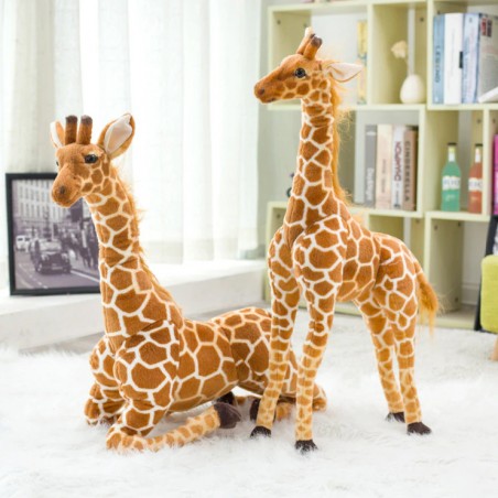 peluche girafe xxl giraffe plush coussin pillow kids enfant large deco room tahiti fenua shopping