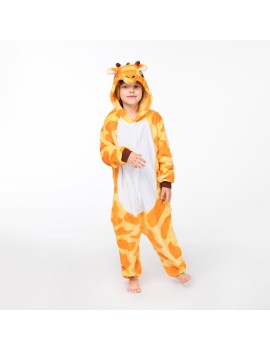 combinaison pyjama girafe giraffe safari savane jaune enfant kids habillement tahiti fenua shopping