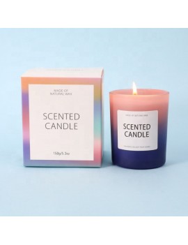 bougie parfumée senteur naturelle déco maison cire naturelle scented candle pastel