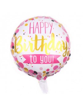 ballon happy birthday rond kids fête party joyeux anniversaire tahiti fenua shopping
