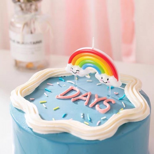 bougie rainbow candle birthday fête party arc-en-ciel tahiti fenua shopping