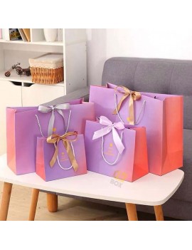 sac sachet purple gradient dégradé coloré violet rouge cadeau gift emballage tahiti fenua shopping