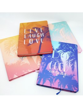 notebook color tropic A5 gradient coloré note book cahier tahiti fenua shopping