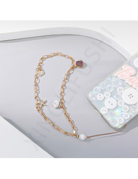 bijoux téléphone smartphone pendentif jewerly pearl chaine or gold accessoire tahiti fenua shopping