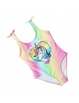 maillot licorne rainbow plage beach piscine swimming pool kids girl unicorn tahiti fenua shopping