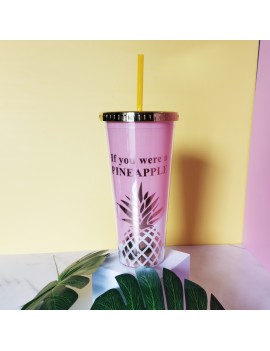 mug gold painapo tropic tahiti fenua shopping drink boisson cold pvc girly pink marble classy fresh
