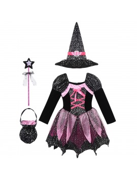déguisement sorcière witch rose pink costume halloween tahiti fenua shopping