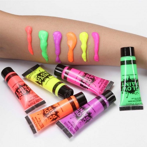 peinture body néon painting makeup maquillage halloween tahiti fenua shopping