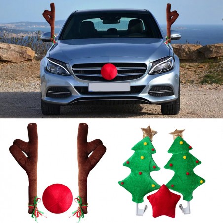 déco voiture noël car decoration christmas rennes sapin tree tahiti fenua shopping