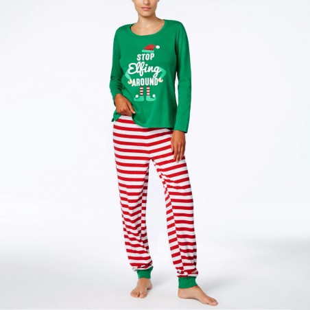 pyjama lutin adulte combinaison rayures christmas noël tahiti fenua shopping